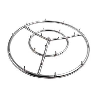 18 Inch Round Stainless Steel Fire Pit Jet Burner Ring High Flame