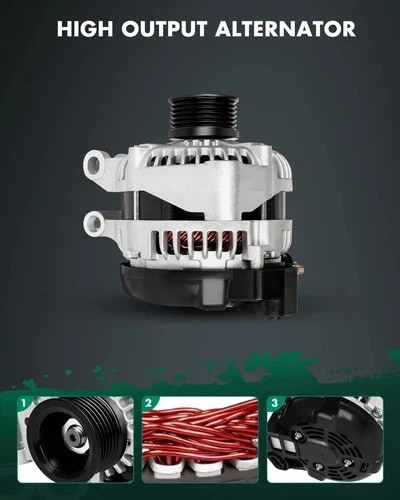 SCITOO Alternator 12V 150Amp For For 05-09 Land Rover LR3 4.4L Replaces AND0327 view 4