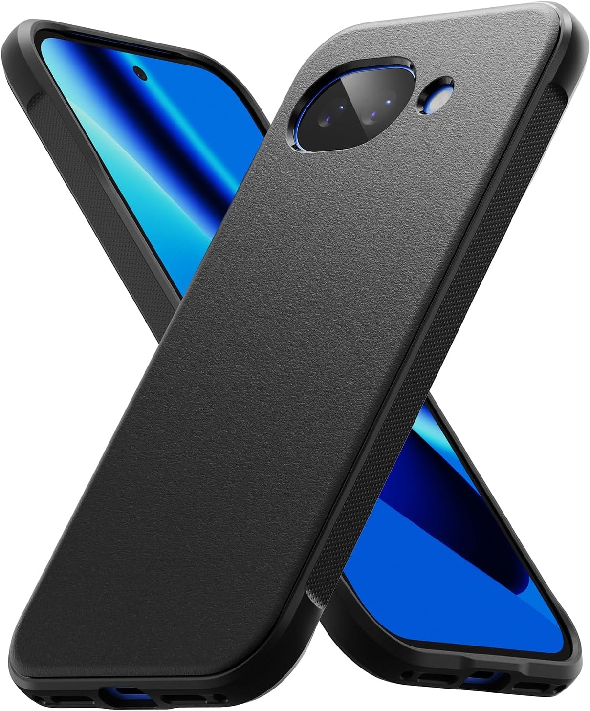 Ringke Onyx for Google Pixel 10a Case [Feels Good in The Hand] Oil & Dirt Resistant, Enhanced Camera Lens Protection, Comfortable Grip, Non-Slip, Lightweight Cover - Black view 1