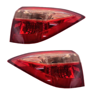FOR 17-19 TOYOTA COROLLA LEFT & RIGHT SIDE OUTER TAIL LIGHT LAMP W/O LED PAIR 81560-02B00 - Image 1