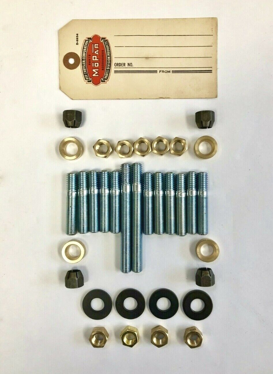 For-1946-1959-Plymouth-Dodge-Manifold-Hardware-Rebuild-Kit-With-Gaskets-173997329220-2