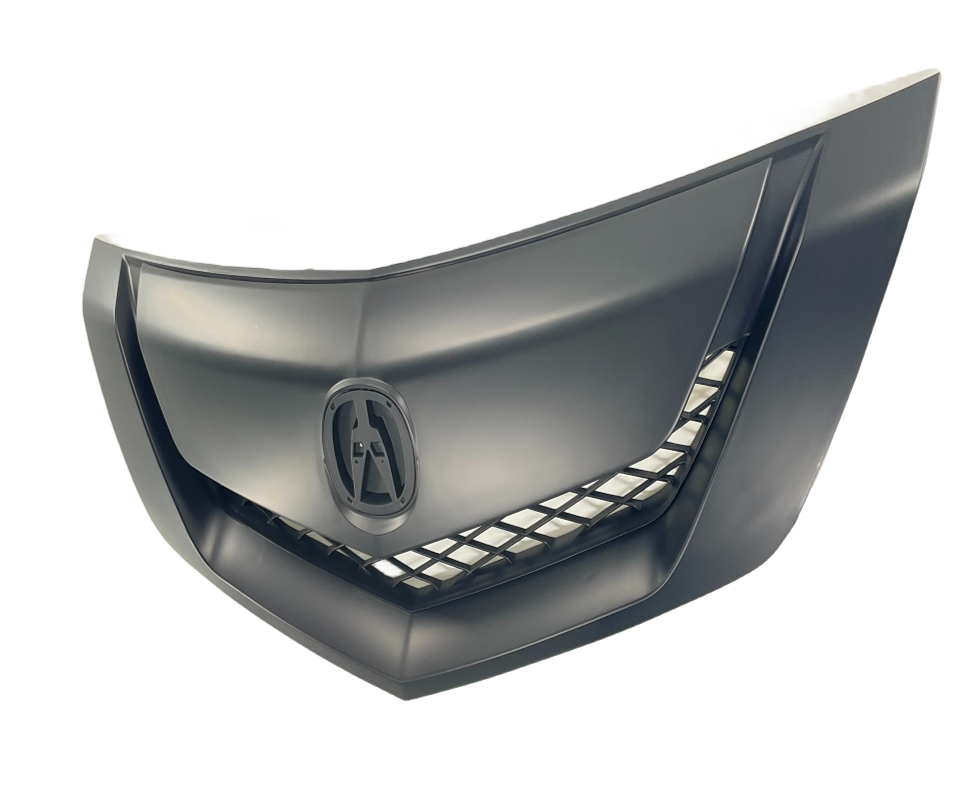 FOR-2009-2011-ACURA-TL-FRONT-BUMPER-UPPER-GRILLE-WMOLDING-MATTE-BLACK-126066801601-3