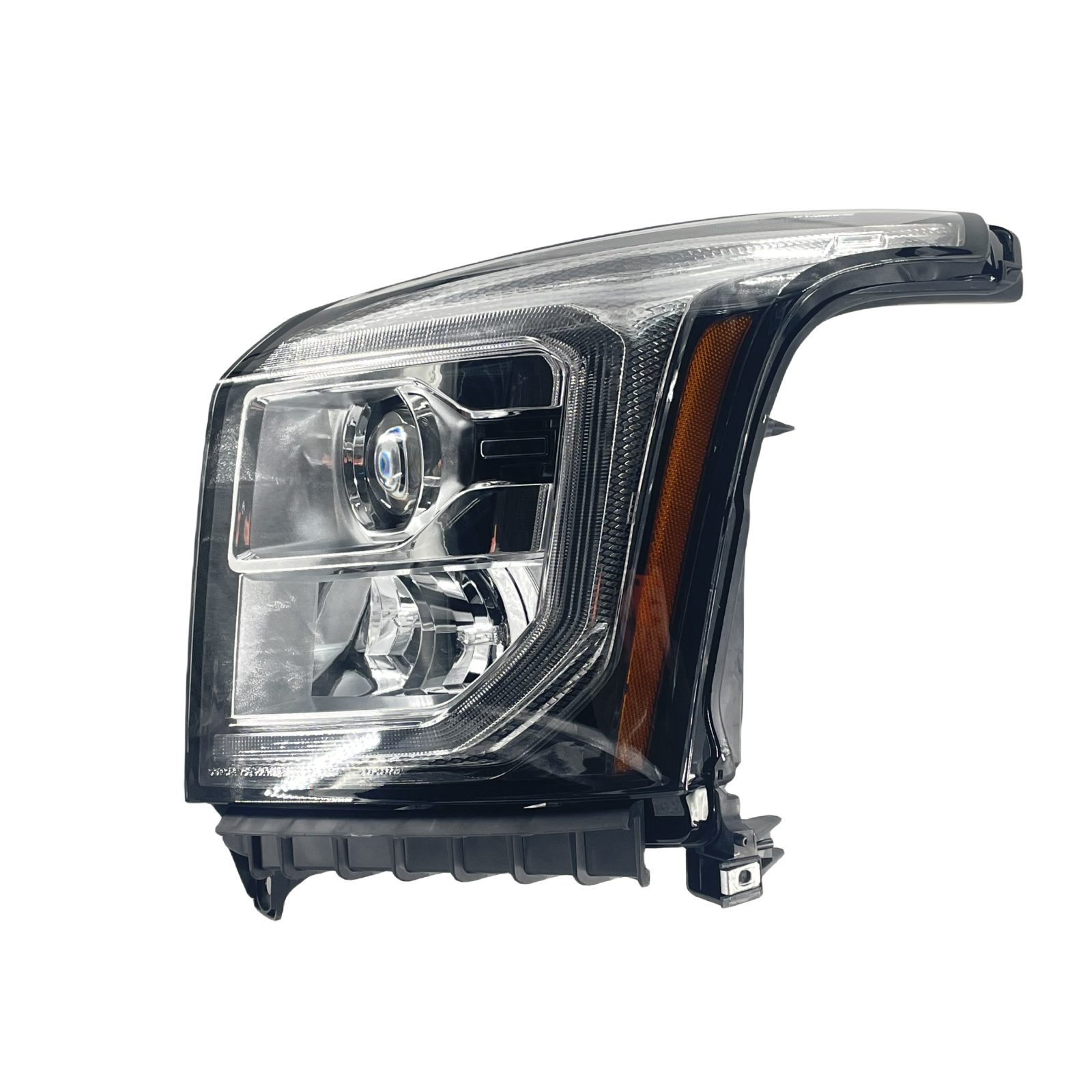 FOR-15-17-GMC-YUKON-XL-LEFT-SIDE-HALOGEN-HEADLIGHT-W-LED-DRL-PROJECTOR-LAMPS-126386910582-2