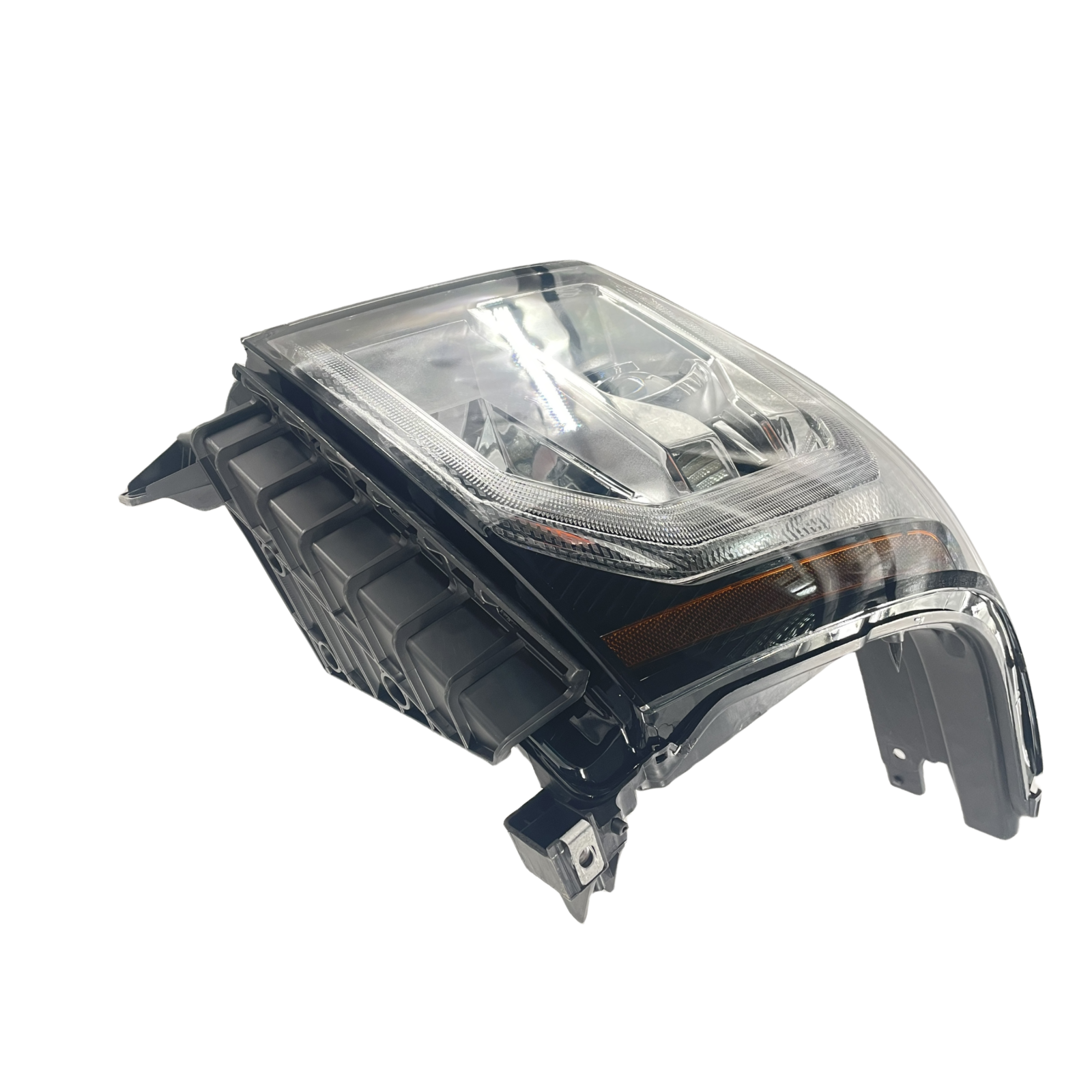 FOR-15-17-GMC-YUKON-XL-LEFT-SIDE-HALOGEN-HEADLIGHT-W-LED-DRL-PROJECTOR-LAMPS-126386910582-3