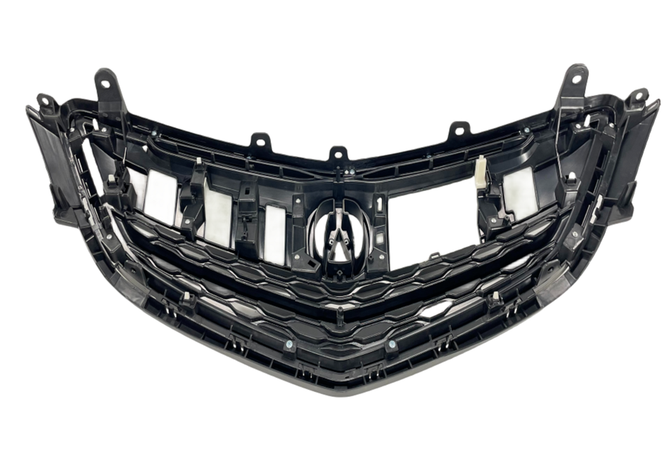 FOR-2015-2017-ACURA-TLX-FRONT-BUMPER-UPPER-GRILLE-W-MOLDING-BLACK-126066800192-7