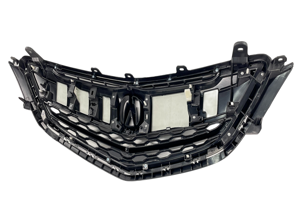 FOR-2015-2017-ACURA-TLX-FRONT-BUMPER-UPPER-GRILLE-W-MOLDING-BLACK-126066800192-9