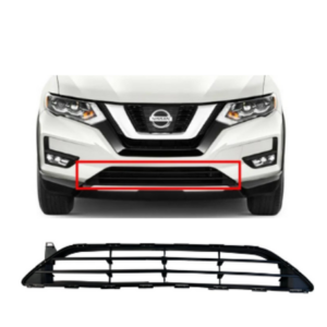 FOR 2017-2020 NISSAN ROGUE FRONT BUMPER LOWER GRILLE BLACK 62254-6FV0A - Image 1