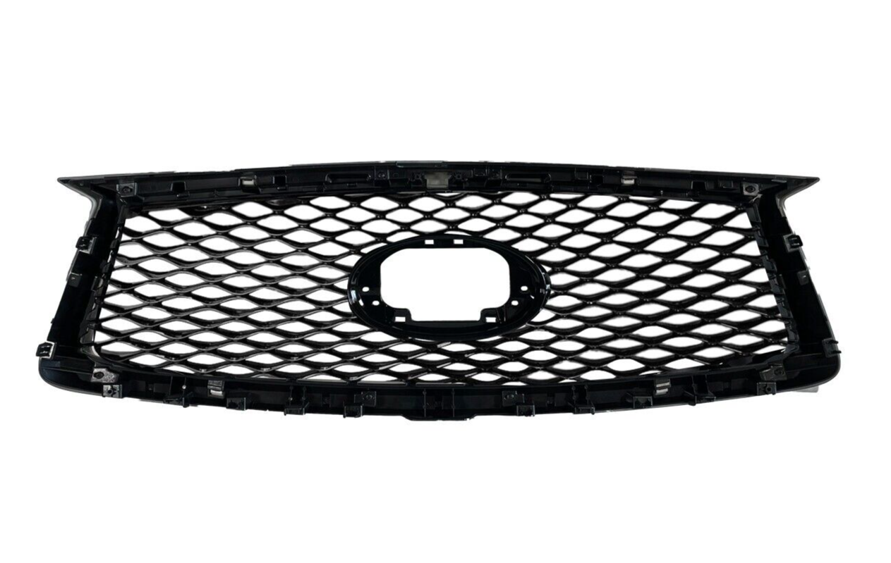 FOR-2019-2022-INFINITI-QX50-FRONT-BUMPER-UPPER-GRILLE-WO-CAMERA-GLOSS-BLACK-126435372102-10