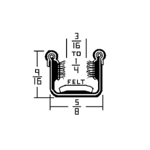 For 1930-1962 Dodge Deluxe 8 & Chrome Beaded Flexible Window Glass Run Channel - Image 5