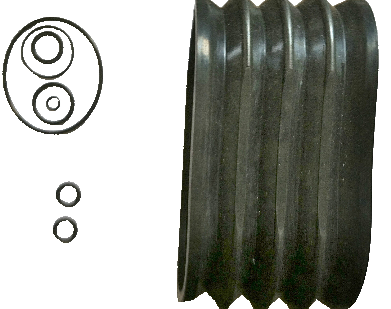 For-1957-1961-DeSoto-Kelsey-Hayes-bellows-Style-Power-Brake-Booster-Rebuild-Kit-172815300594-4