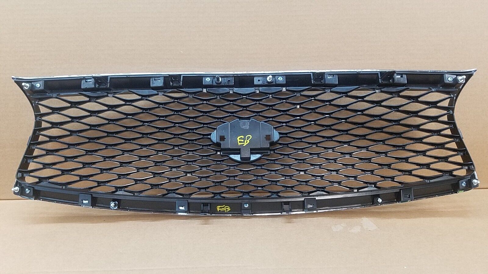 FOR-2014-2017-INFINITI-Q50-FRONT-BUMPER-UPPER-GRILLE-WO-EMBLEM-CHROME-125562377345-6