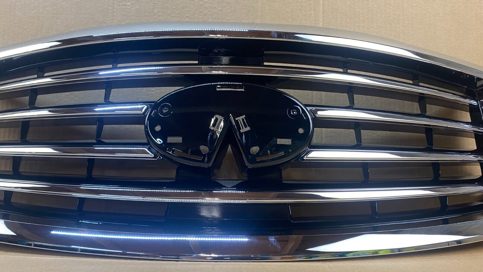 FOR-13-15-INFINITI-JX35-QX60-FRONT-BUMPER-UPPER-GRILLE-WO-PRE-CRASH-WO-EMBLEM-125663341956-4