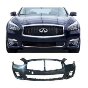 FOR 2015 - 2019 INFINITI Q70 Q70L FRONT BUMPER COVER W/ SENSOR HOLES 62022-4AM1H - Image 2