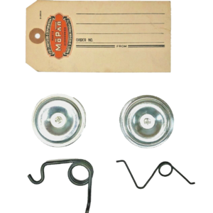 1940-1948 Dodge DeSoto Door Window Bottom Channel Roller & Springs Repair Kit 944528 - Image 5