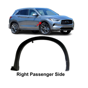 FOR 19-21 INFINITI QX50 FRONT RIGHT PASSENGER SIDE FENDER FLARE MOLDING TRIM 63860-5NA0A - Image 1