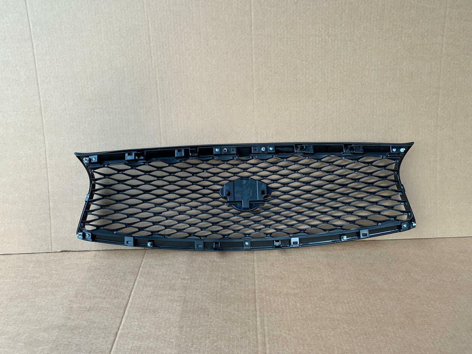 FOR-14-17-INFINITI-Q50-FRONT-BUMPER-UPPER-GRILLE-WO-EMBLEM-BLACK-124358762259-9